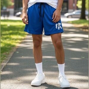 PSYCHO ACTIVE Shorts Royal Blue Size Medium